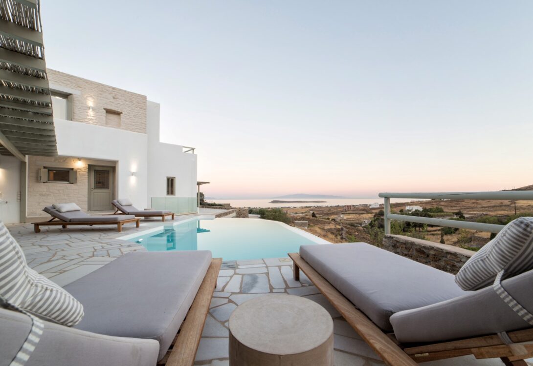 Luxury Sea View Villa Rental Paros