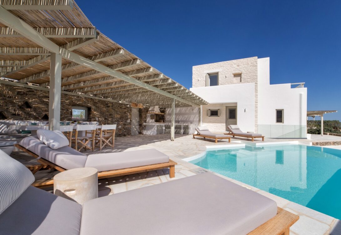 Luxury Sea View Villa Rental Paros